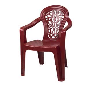 كرسي مع مقابض بتصمیم اسلیمی